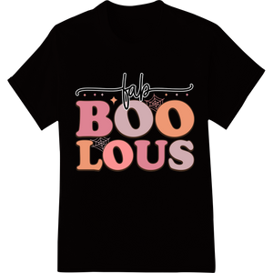 Expert print on demand craftsmanship on Spooktacular 'Fab Boo Lous' Halloween DTF Print Heat Transfer