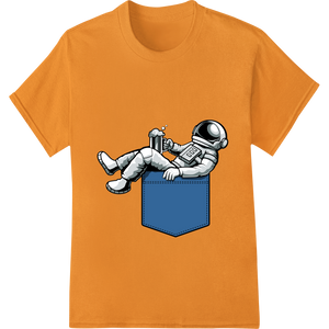 Expert customized apparel craftsmanship on Pocket Astronaut: Blast Off in Style with DTF Prints