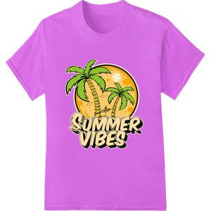 Tropical Paradise: Embrace the Carefree Summer Vibes enhanced with professional professional DTF printing