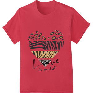 Unleash Your Wild Side with This Fierce Valentine's Print featuring professional t shirt prints