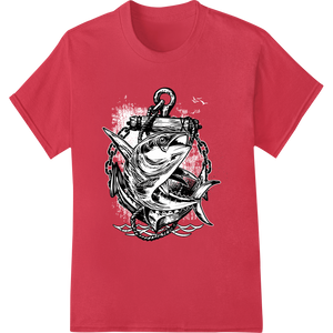 Vintage Nautical Anchor | DTF Print Heat Transfer with custom custom garment printing artwork