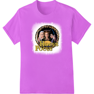 Personalized bulk t-shirt printing design for Iconic Hocus Pocus Sanderson Sisters Halloween Heat Transfer