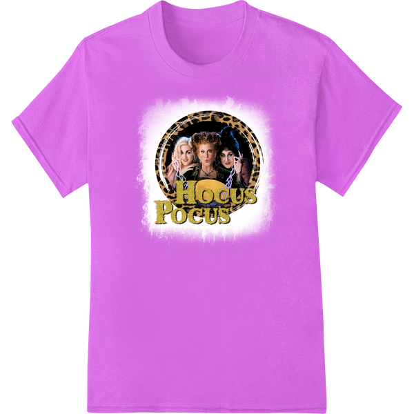 Personalized bulk t-shirt printing design for Iconic Hocus Pocus Sanderson Sisters Halloween Heat Transfer