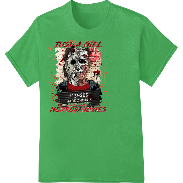 Gory Ghoul Mug Shot Horror Movie DTF Print by Super DTF - High-quality DTF print shop