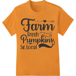 Farm Fresh Pumpkins: Rustic Autumn Charm | Super DTF enhanced with professional DTF printing experts