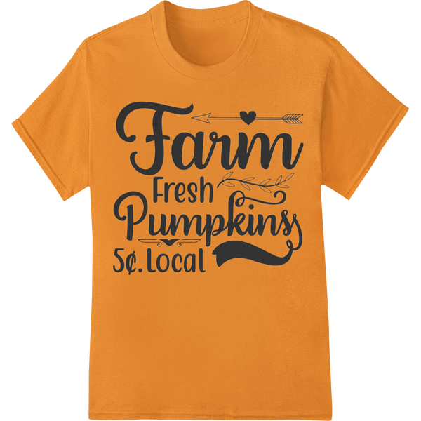 Farm Fresh Pumpkins: Rustic Autumn Charm | Super DTF enhanced with professional DTF printing experts