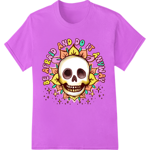 Fearless Skull: Embrace the Day of the Dead Spirit featuring professional apparel decoration