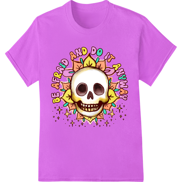 Fearless Skull: Embrace the Day of the Dead Spirit featuring professional apparel decoration