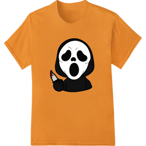 Ghostly Killer Halloween Heat Transfer Print by Super DTF - High-quality innovative apparel printing