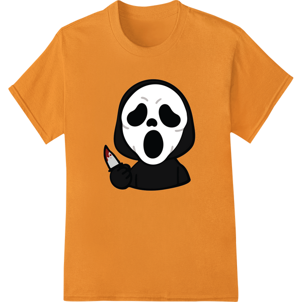 Ghostly Killer Halloween Heat Transfer Print by Super DTF - High-quality innovative apparel printing