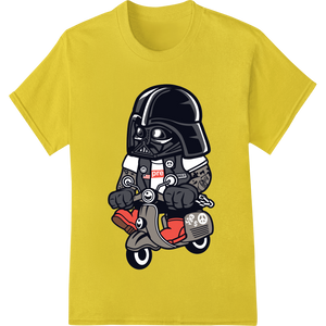 Edgy Cartoon Motorcycle - DTF Print Heat Transfer featuring professional vibrant DTF prints