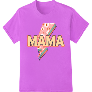 Premium quality heat transfer on Celebrate Motherhood with Vibrant Floral Mother's Day Design