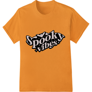 Personalized custom apparel design for Spooky Vibes: Gothic Halloween DTF Print Heat Transfer