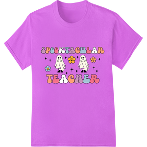 Spooktacular Teacher: Adorable Halloween School Design featuring professional personalized clothing