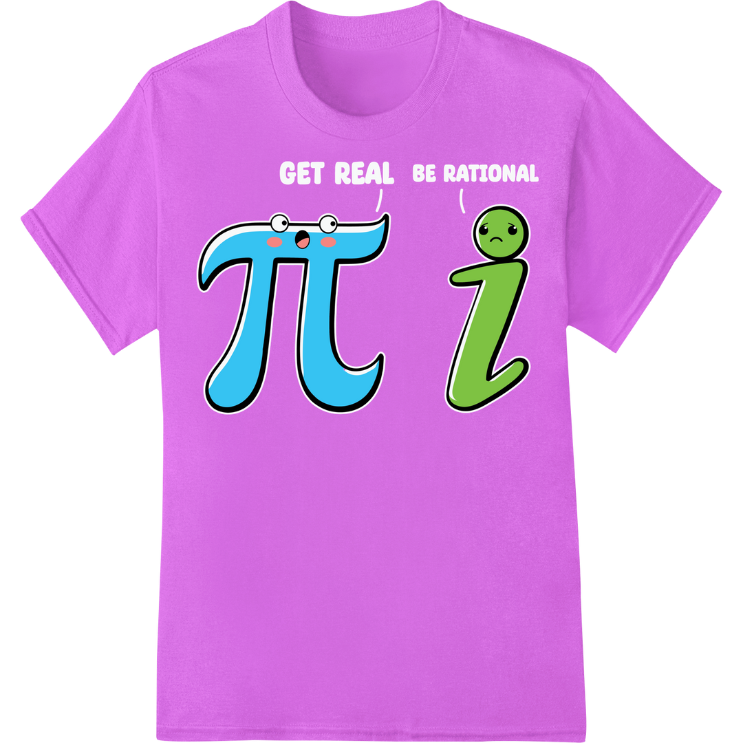 Witty Pi > i Math Pun | Teacher Pi Day DTF Print Transfer on purple shirt - SUPERDTF-DTF Prints-DTF Transfers-Custom DTF Prints