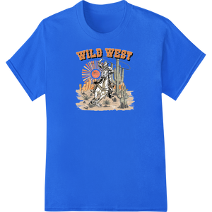 Ride Into the Sunset with This Vintage Wild West DTF Print made with premium garment printing