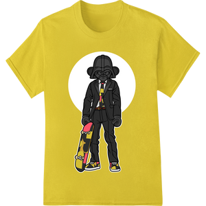 Skateboarding Gorilla: Edgy Urban Style DTF Print featuring professional apparel decoration