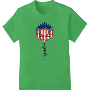 Patriotic Sunflower: Celebrate Freedom in Vibrant Style featuring professional custom apparel