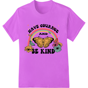 Cutting-edge DTF technology featured on Inspire Courage & Kindness: Vibrant DTF Heat Transfer