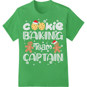 Cookie Baking Crew Captain | Festive Christmas DTF Print - High-quality direct to film printing