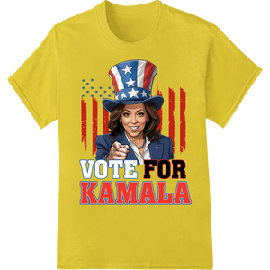 Vote For Kamala | Patriotic Election DTF Print Transfer made with premium DTF printing technology