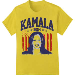 Kamala 2024: Bold Red, White & Blue Political Campaign made with premium DTF transfers