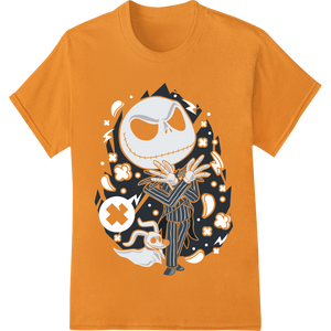 Haunting Silhouette: Mysterious Halloween Character Design - High-quality heat transfer