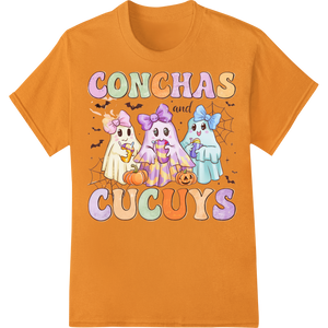 Spooky-Cute Conchas & Cucuys - Halloween DTF Transfer featuring professional custom merchandise