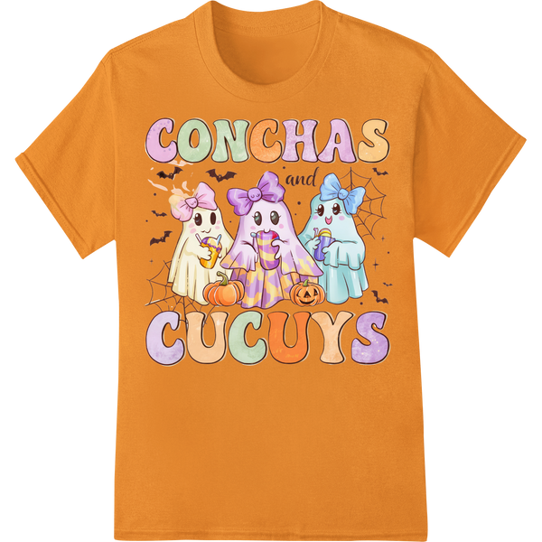 Spooky-Cute Conchas & Cucuys - Halloween DTF Transfer featuring professional custom merchandise