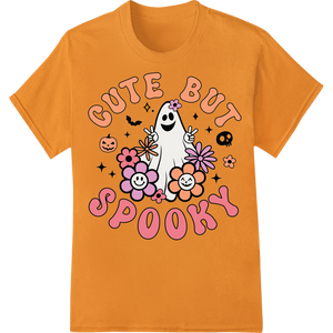 Cute But Spooky: Adorable Ghost DTF Print Heat Transfer made with premium personalized clothing