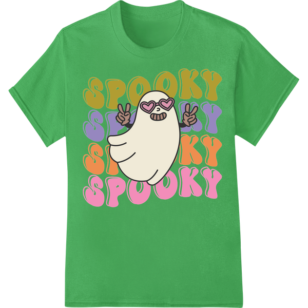 Personalized DTF print shop design for Adorable Spooky Ghost - Cute Halloween Cartoon Design