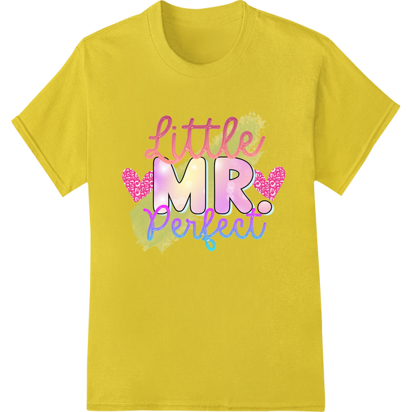 Adorable 'Little Mr. Perfect' Baby Shower Design - High-quality direct to film printing