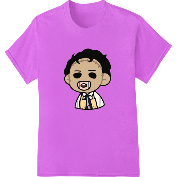 Adorable Cartoon Character Heat Transfer for DTF Printing on purple shirt - SUPERDTF-DTF Prints-DTF Transfers-Custom DTF Prints