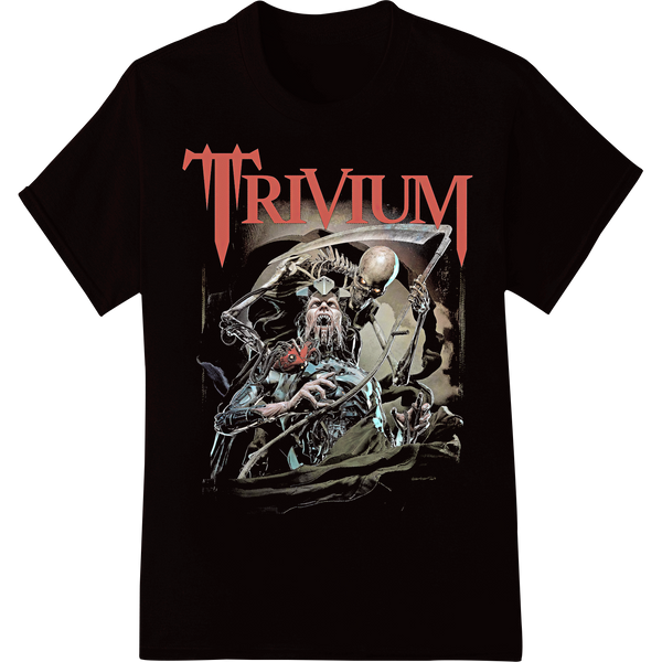 Surreal Trivium Abstract Print Heat Transfer by Super DTF on black shirt - SUPERDTF-DTF Prints-DTF Transfers-Custom DTF Prints