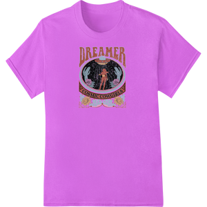 Cutting-edge innovative apparel printing featured on Dreamer Cosmic Cowgirls: Bohemian DTF Print Heat Transfer