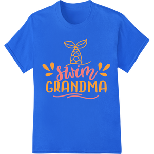 Cutting-edge direct to film printing featured on Swim Grandma: Playful Mermaid Design for Summer Fun