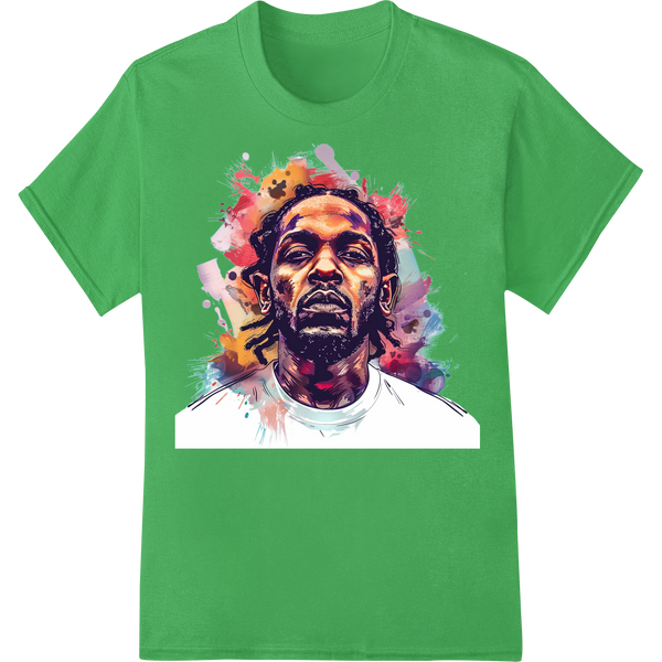 Custom customized apparel design - Visionary: Colorful MLK Portrait DTF Print Heat Transfer