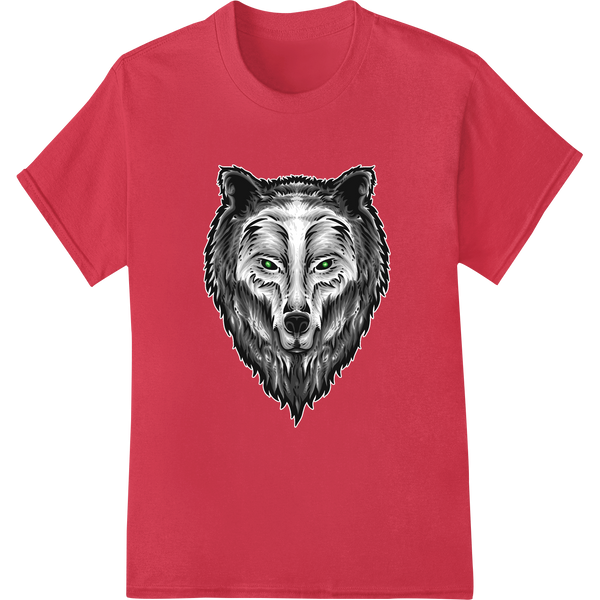 Fierce Wolf: Unleash Your Wild Side with DTF Transfers - High-quality DTF print shop