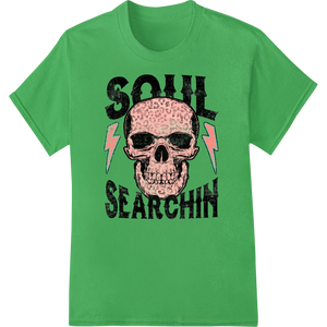 Unique custom garment printing for Rebel Skull Soul: Edgy Punk Rock DTF Print Heat Transfer