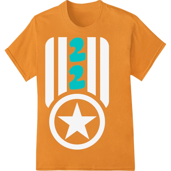 22 A Day: Powerful PTSD Awareness DTF Transfer Print on orange shirt - SUPERDTF-DTF Prints-DTF Transfers-Custom DTF Prints