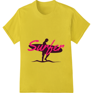 Ride the Waves in Style with 'Surfer' DTF Heat Transfer made with premium dtf printer