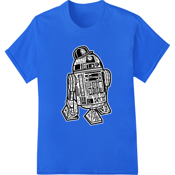 Custom DTF printing service design - Galactic R2-D2: Star Wars DTF Heat Transfer by Super DTF