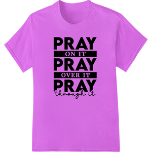 Personalized print on demand design for Embrace the Power of Prayer: Inspiring DTF Print Transfer