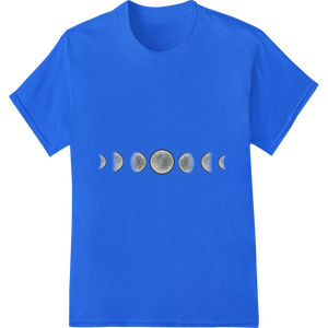 Premium quality DTF printing experts on Celestial Magic: Moon Phases DTF Print Heat Transfer