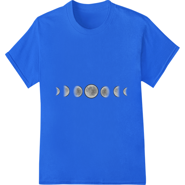 Premium quality DTF printing experts on Celestial Magic: Moon Phases DTF Print Heat Transfer