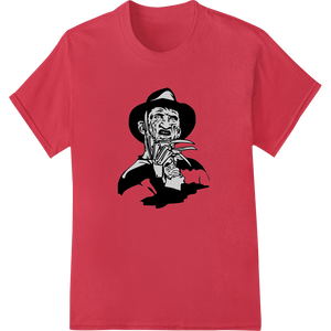 Personalized high-quality t-shirt printing design for Freddy Krueger Silhouette Horror Halloween DTF Print