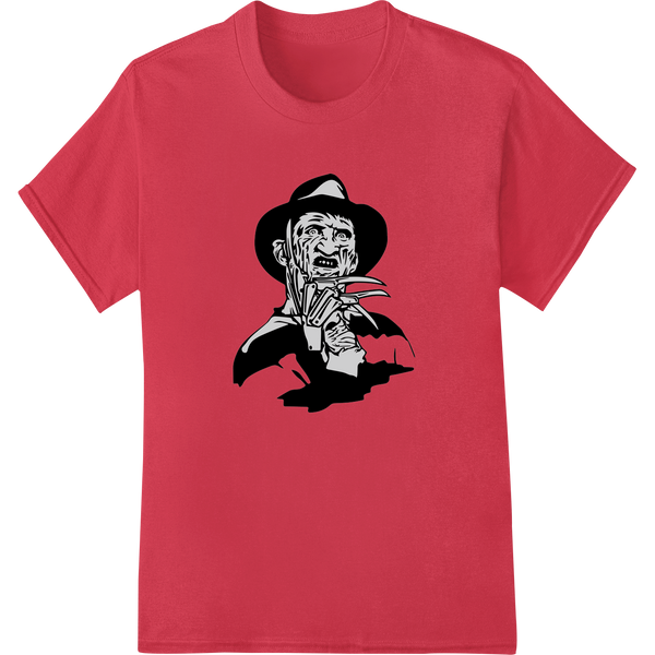 Personalized high-quality t-shirt printing design for Freddy Krueger Silhouette Horror Halloween DTF Print