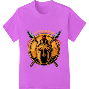 Personalized custom t-shirts design for Bold Spartan Helmet DTF Heat Transfer | Superior Warrior Style