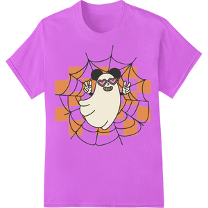 Personalized garment printing design for Spooky Cute Ghost Halloween DTF Print Heat Transfer