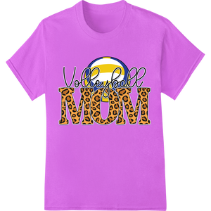 Volleyball Mom: Show Your Love with this Vibrant Print with custom high-quality t-shirt printing artwork